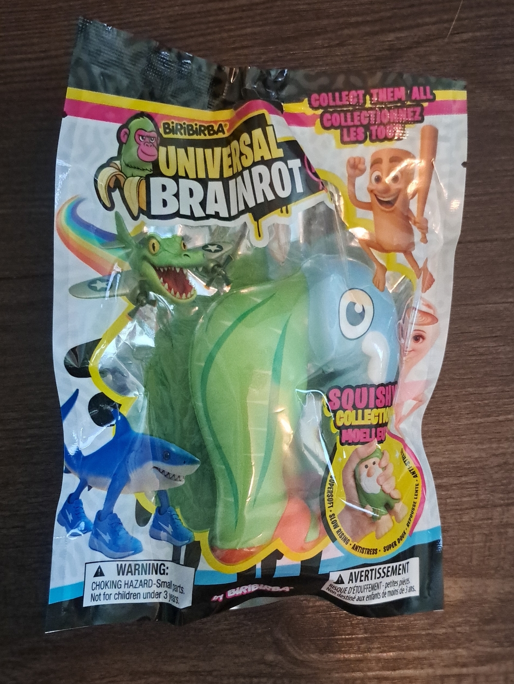 Biribirba Universal Brainrot Lirili Larila Squishy New Fidget